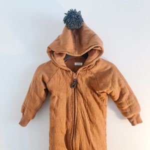 Phil and Phae Pompom padded babysuit